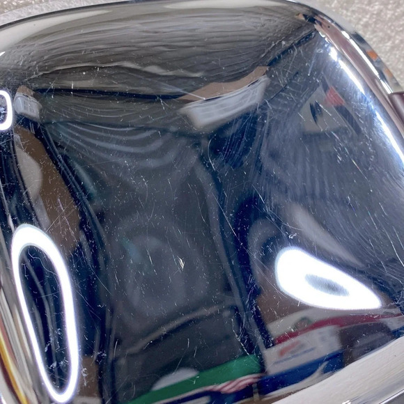 Vintage Glo Hill Gourmates  Chrome And Cherry Red Bakelite Atomic Serving Tray - Picture 9 of 11